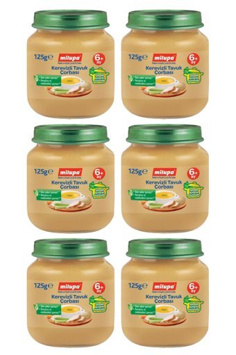 Milupa Laktozsuz Tahılsız Glutensiz Organik Kereviz-Tavuk Probiyotikli Bebek Çorbası 6x125 gr