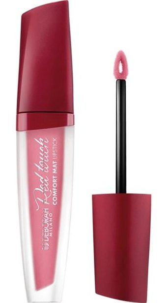 Deborah Red Touch 2 Nude Rose Parlak Likit Fırçalı Ruj