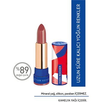 Yves Rocher Ultra Besleyici 18 Kiraz Çiçeği Kalıcı Saten Krem Lipstick Ruj