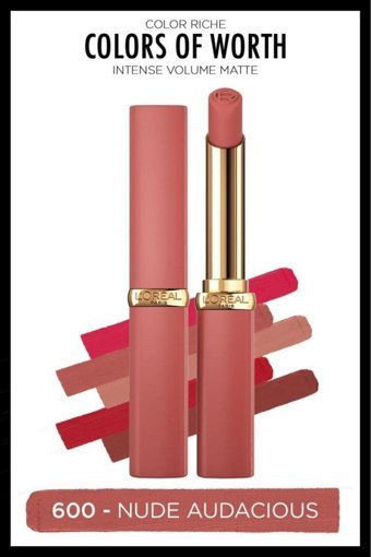 L’Oréal Paris Color Riche Colors Of Worth Intense Volume 600 Intense Nude Mat Krem Lipstick Ruj