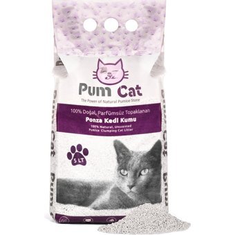 Pum Cat Topaklanan İnce Taneli Bentonit Kedi Kumu 3x5 lt