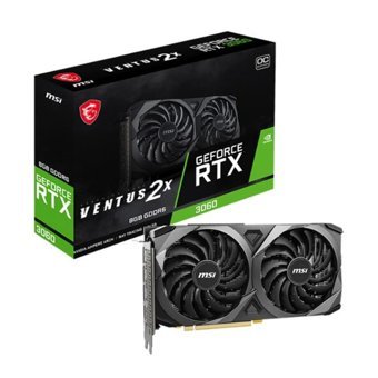 Msi Ventus 2X RTX 3060 OC 8 GB GDDR6 PCI-Express 4.0 DirectX 12 Ultimate SLI Crossfire 2 Fanlı 192 Bit Masaüstü NVIDIA Ekran Kartı