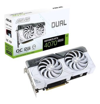 Asus Dual RTX 4070 Super OC WHITE 12 GB GDDR6X PCI-Express 4.0 DirectX 12 Ultimate 2 Fanlı 192 Bit Gaming NVIDIA Ekran Kartı