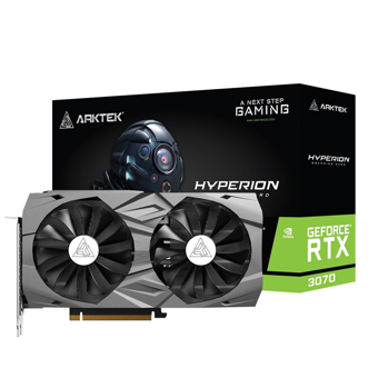 Arktek Hyperion RTX 3070 8 GB GDDR6 PCI-Express 4.0 DirectX 12 Ultimate 2 Fanlı 256 Bit Gaming NVIDIA Ekran Kartı