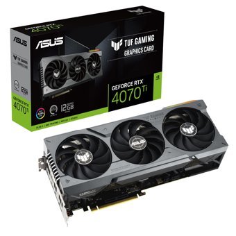 Asus TUF Gaming RTX 4070 Tİ OC 12 GB GDDR6X PCI-Express 4.0 DirectX 12 Ultimate 3 Fanlı 192 Bit Gaming NVIDIA Ekran Kartı