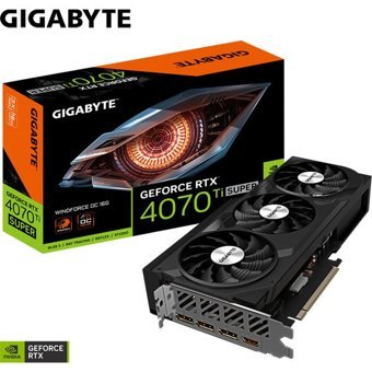 Gigabyte Windforce RTX 4070 Tİ Super OC 16 GB GDDR6X PCI-Express 4.0 DirectX 12 Ultimate 3 Fanlı 256 Bit Gaming NVIDIA Ekran Kartı