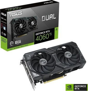 Asus Dual RTX 4060 Tİ V2 OC 8 GB GDDR6 PCI-Express 4.0 DirectX 12 Ultimate 2 Fanlı 128 Bit Masaüstü NVIDIA Ekran Kartı