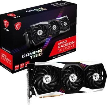 MSI RX 6750 XT 12 GB GDDR6 PCI-Express 4.0 DirectX 12 Ultimate 3 Fanlı 192 Bit Masaüstü AMD Ekran Kartı