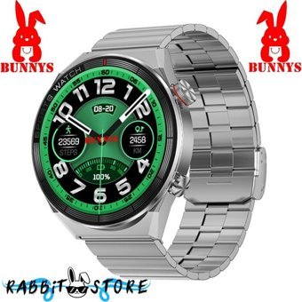 Bunnys DT3 Mate 1 Android GPS 42 mm Metal Kordon Yuvarlak Erkek Akıllı Saat Gümüş