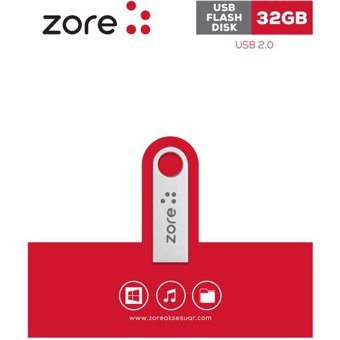 Zore USB 2.0 Type A 32 GB Flash Bellek Gümüş