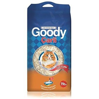 Goody Çarli Topaklanan İnce Taneli Diatomit Kedi Kumu 7 lt