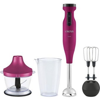 Altus ALSM 736 900 ml Plastik Hazneli Turbolu Çift Bıçaklı 4'lü Blender Seti Pembe