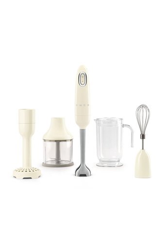 Smeg 50's Style Retro Tritan Renew 700 ml Plastik Hazneli Turbolu Çift Bıçaklı 5'li Blender Mavi