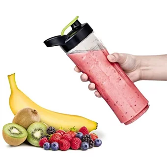 Tefal On The Go 600 ml Plastik Hazneli Buz Kırıcılı Çift Bıçaklı Kişisel Tekli Mini Smoothie Blender Gri