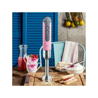 Korkmaz Mia Duo 1000 ml 4 Bıçaklı İkili Mini Blender Pembe