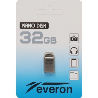 Everon Şifreli Mini USB 2.0 Usb Type-A 32 GB Flash Bellek Gri