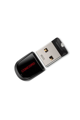 Concord Ultra Flair C-Uml Mini USB 2.0 Usb Type-A 32 GB Flash Bellek Siyah