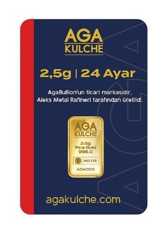 Agakulche 24 Ayar 2.5 gr Gram Altın