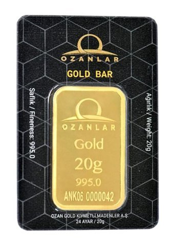 Ozanlar 24 Ayar 20 gr Gram Altın