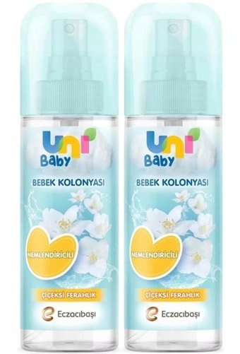 Uni Baby Çiçeksi Ferahlık Sprey Bebek Kolonyası 2x150 ml