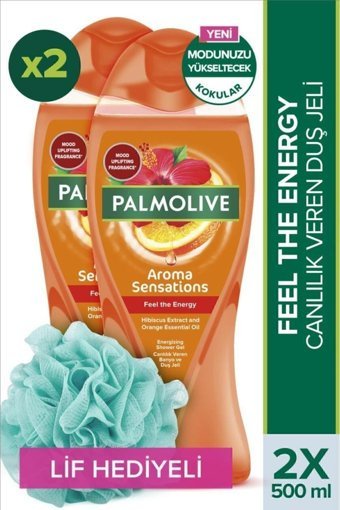 Palmolive Feel The Energy Hibiskus-Portakal Yağı Duş Jeli 2x500 ml