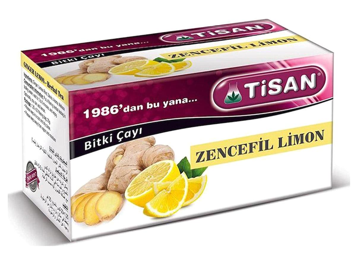 Tisan Zencefilli Karışık Poşet Bitki Çayı 20 Adet