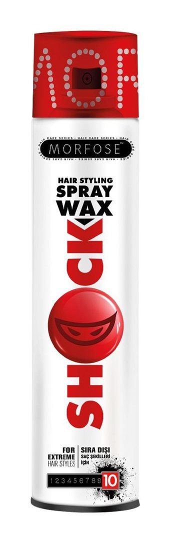 Morfose Shock Wax Islak Görünüm Keratinli Ekstra Güçlü Saç Spreyi 300 ml