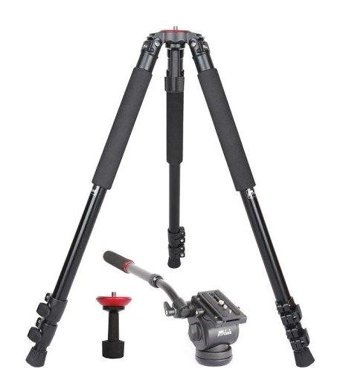 Jieyang JY0508AM Kit 1 Kademeli Video Head Tripod 163 cm