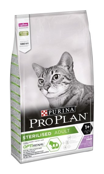 Pro Plan Sterilised Hindi Kısırlaştırılmış Tahıllı Yetişkin Kuru Kedi Maması 3 kg