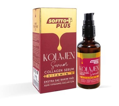 Softto Plus Kolajen Vitamin E Besleyici Saç Serumu 50 ml