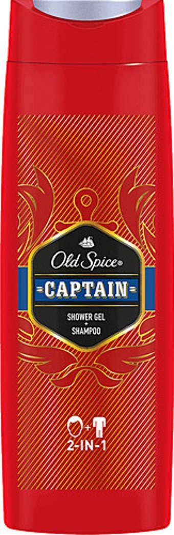 Old Spice Captain 2 in 1 Şampuan 400 ml