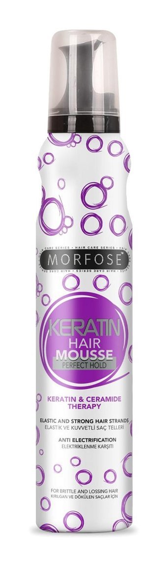 Morfose Keratin Normal Saçlar İçin Şekillendirici Hacim Veren Saç Köpüğü 200 ml