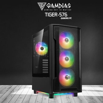 Gamdias Tiger-576 Harici Radeon RX 580 AMD Ryzen 5 7600 16 GB Ram DDR5 512 GB SSD Tower FreeDos Masaüstü Oyuncu Bilgisayarı