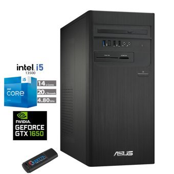 Asus Expertcenter C1S500TE-5135000020W60 Harici GeForce GTX 1650 Intel Core i5 13500 64 GB Ram 4 TB SSD Tower Windows 11 Pro Masaüstü Oyuncu Bilgisayarı + Zetta Flash Bellek