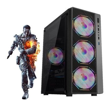 Rogame Rotech Ruix Rainbow Harici Radeon RX 550 Intel Core i3 10100F 8 GB Ram 1 TB HDD + 120 GB SSD Tower FreeDos Masaüstü Oyuncu Bilgisayarı