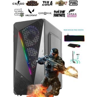 Ramtech Prizma Harici GeForce RTX 3050 AMD Ryzen 5 5600 16 GB Ram 512 GB SSD Tower FreeDos Masaüstü Oyuncu Bilgisayarı