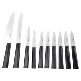 Emsan Yamagata 10 Parça Bıçak Seti - Siyah