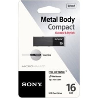 Sony Usm16Wb USB 2.0 Usb Type-A 16 GB Flash Bellek Gri