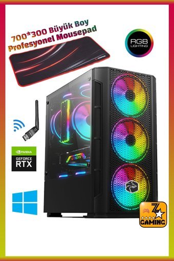 Zeiron Danger X5 Harici GeForce RTX 4070 Tİ Intel Core i5 12400F 16 GB Ram 512 GB SSD Tower FreeDos Masaüstü Oyuncu Bilgisayarı