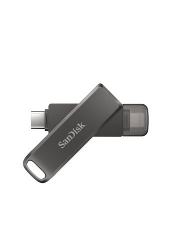 Sandisk IXpand Luxe Sdıx70N-256G-Gn6Ne Çift Taraflı USB 3.0 Usb Type-C 256 GB Flash Bellek Siyah