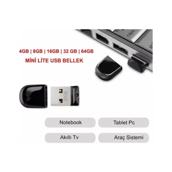 Concord Cruzer Fit Cm Mini USB 2.0 Usb Type-A 32 GB Flash Bellek Siyah