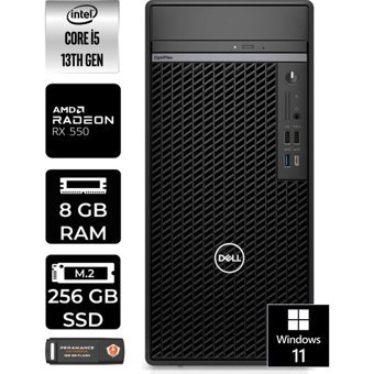 Dell Optiplex 7010MT N010O7010MTUP351 Harici Radeon RX 550 Intel Core i5 13500 8 GB Ram 256 GB SSD Tower Windows 11 Home Masaüstü Oyuncu Bilgisayarı + PER4 BELLEK