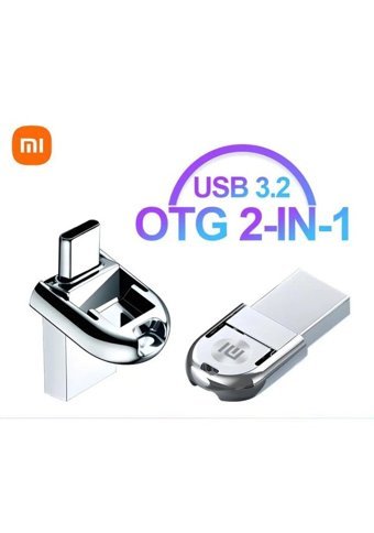 Xiaomi Mini Çift Taraflı USB 3.2 Usb Type-C 512 GB Flash Bellek Gümüş