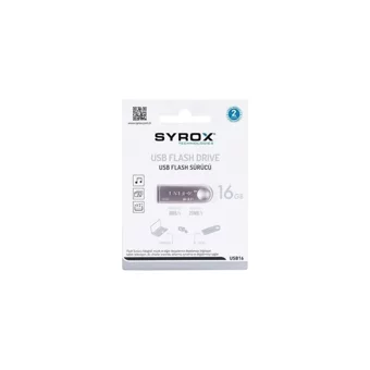 Syrox SYX-Um32 USB 2.0 Usb Type-A 32 GB Flash Bellek Gümüş