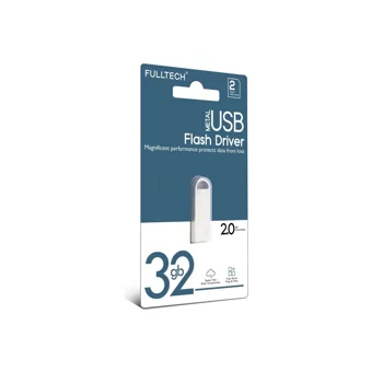 Fulltech TGFD10 USB 2.0 Usb Type-A 32 GB Flash Bellek Gümüş