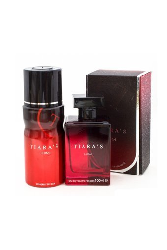 Tiaras Him İkili Erkek Parfüm Deodorant Seti EDT 100 ml + 150 ml Deodorant