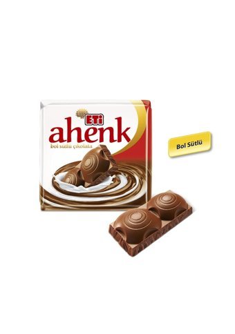 Eti Ahenk Sütlü Çikolata 60 gr 10 Adet