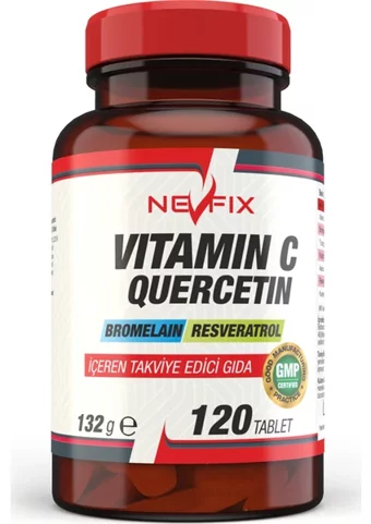 Nevfix Vitamin C Portakal Yetişkin Vitamin 120 Adet Tablet