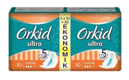 Orkid Ultra 10'lu Hijyenik Ped 2 Adet