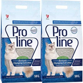 Pro Line Kokusuz Topaklanan İnce Taneli Bentonit Kedi Kumu 2x10 lt